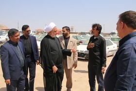 بازدید رئیس کل دادگستری استان از روند برگزاری مزایده فروش ۱۰۱۰ خودرو در کرمان