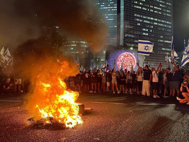 اعتراضات گسترده در سرزمینهای اشغالی پس از تصویب لایحه تغییرات قضایی