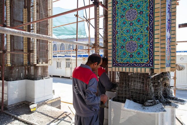 هنر ایرانیها در حرم امام حسین (ع) + عکس