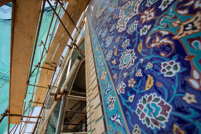 هنر ایرانیها در حرم امام حسین (ع) + عکس