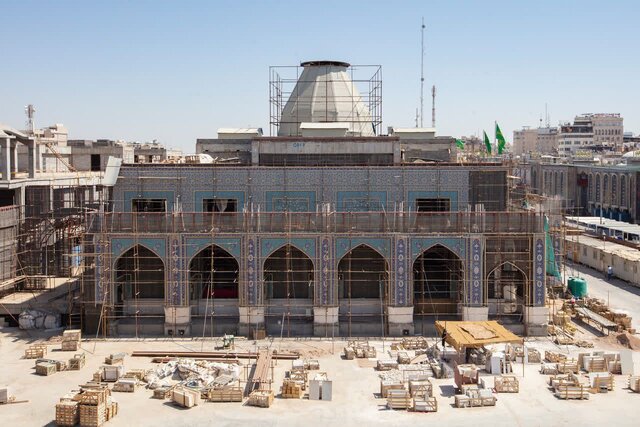 هنر ایرانیها در حرم امام حسین (ع) + عکس