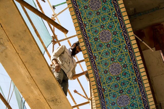 هنر ایرانیها در حرم امام حسین (ع) + عکس