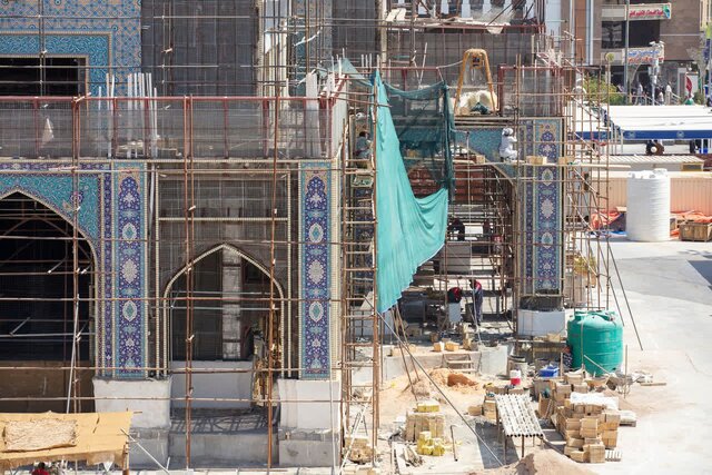 هنر ایرانیها در حرم امام حسین (ع) + عکس