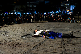 اجرای تعزیه در محوطه تئاترشهر و پهنه رودکی