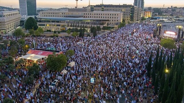 معترضان صهیونیست: به تظاهرات ادامه می‌دهیم