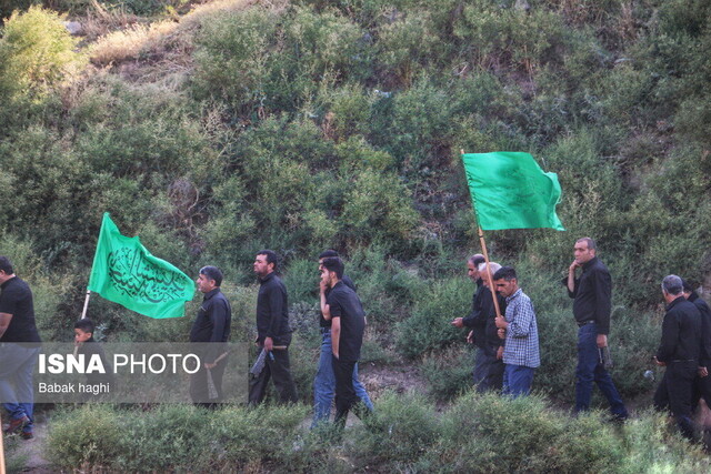 تجمع بزرگ حسینیان در روستای اظماره علیا شهرستان گرمی