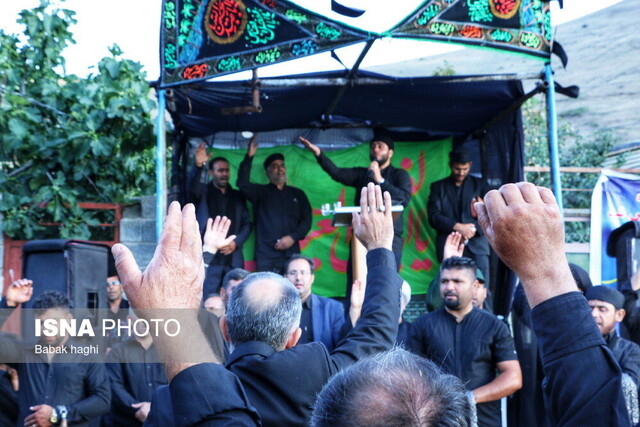 تجمع بزرگ حسینیان در روستای اظماره علیا شهرستان گرمی