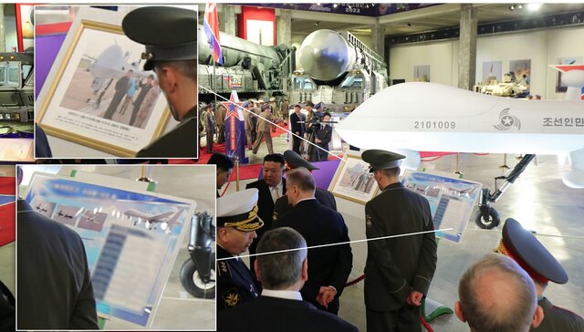 کره شمالی از پهپادهای پیشرفته جاسوسی و جنگی جدید خود رونمایی کرد