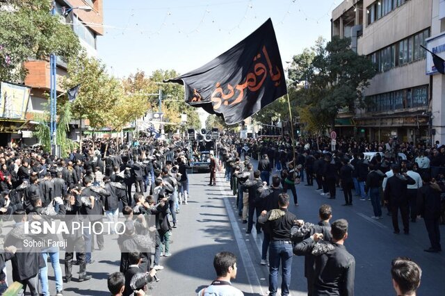 عزاداری تاسوعای حسینی در کرمانشاه برگزار شد