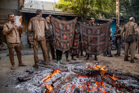 آیین گل مالی در خرمآباد