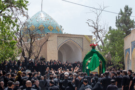 آیین سنتی نخل گردانی روز عاشورا در روستای دستگرد قم