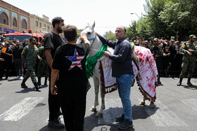 عزاداری عاشورا در چهارراه گلوبندک - تهران