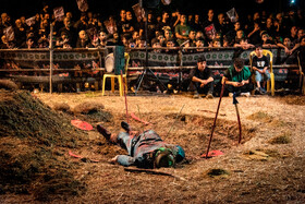 مراسم خیمه سوزان در روستای شهاب لیلم ساری