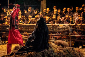 مراسم خیمه سوزان در روستای شهاب لیلم ساری