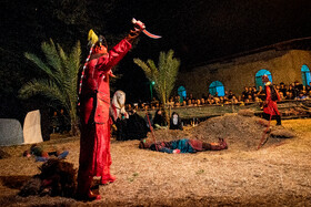 مراسم خیمه سوزان در روستای شهاب لیلم ساری