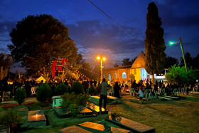 مراسم خیمه سوزان در روستای شهاب لیلم ساری