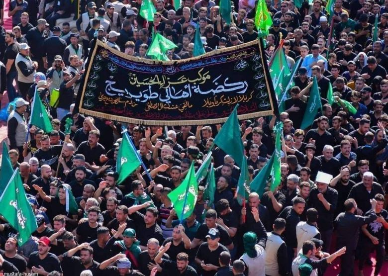 برگزاری مراسم آیینی «رکظه طویریج» با حضور میلیونها زائر در کربلا