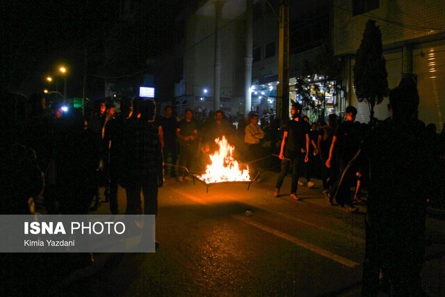 مراسم شام غریبان حسینی در چهارمحال و بختیاری