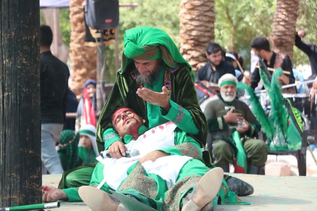 بازسازی واقعه عاشورا در دهزیار کرمان