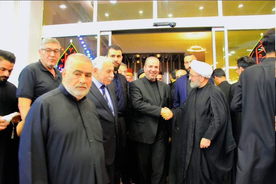 حضور سفیر ایران در مراسم عزاداری عاشورای حسینی در نجف اشرف