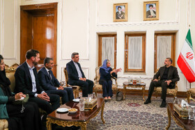 دیدار نماینده دبیرکل سازمان ملل متحد در امور عراق با وزیر امور خارجه