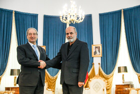 دیدار فیصل مقداد، وزیر خارجه سوریه با علی‌اکبر احمدیان، دبیر شورای عالی امنیت ملی