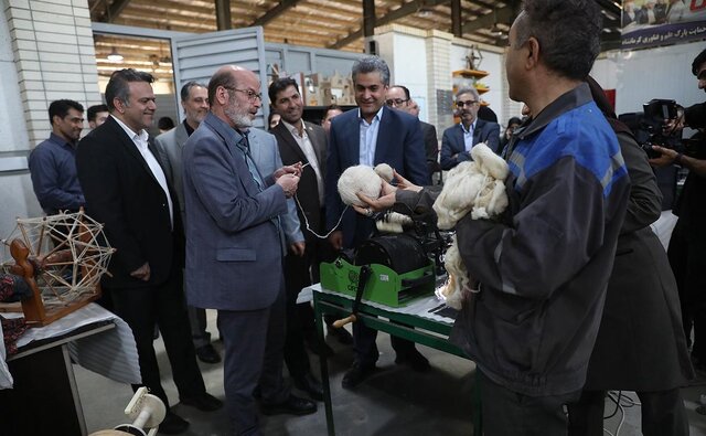 بازید رییس جهاد دانشگاهی از مجتمع نوآوری پارک علم و فناوری کرمانشاه