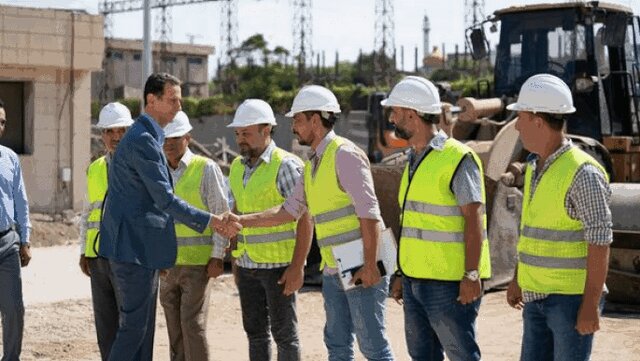 بازدیدهای بشار اسد از حومه لاذقیه و جنوب طرطوس