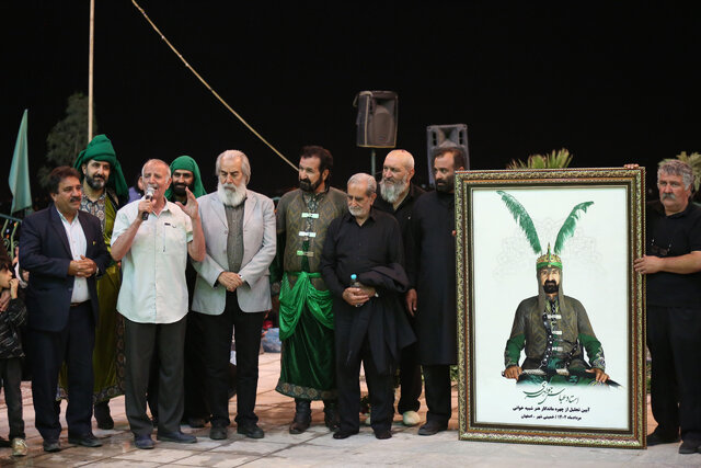 تجلیل از شبیهخوانی که نقش حر را در «شب دهم» ایفا کرد