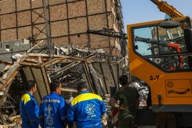 ریزش چند ساختمان درحال ساخت در جنوب تهران