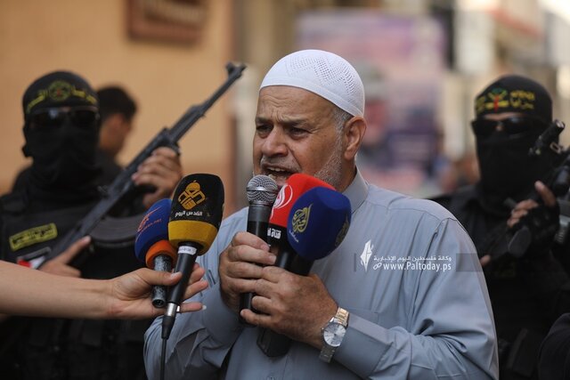 رژه نظامی جهاد اسلامی در غزه در اولین سالگرد نبرد «وحدت میدانها»