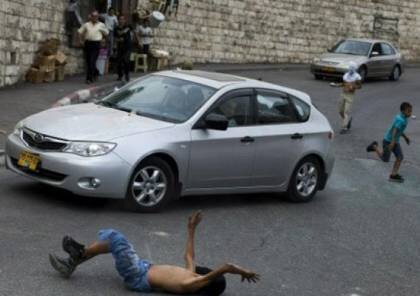 عکس تزئینی است زیر گرفتن کودک فلسطینی توسط یک شهرکنشین در کرانه باختری