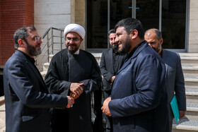 حضور حجت‌الاسلام صالحی، رییس مرکز ارتباطات مردمی نهاد ریاست جمهوری در خبرگزاری ایسنا به مناسبت روز خبرنگار