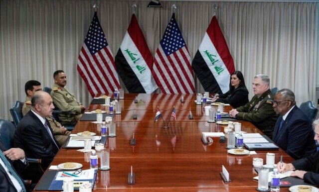 تاکید عراق و آمریکا بر عزم مشترک برای ادامه همکاری نظامی