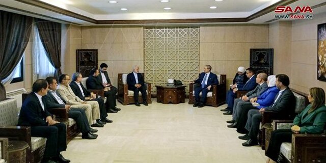 دیدار هیات پارلمانی ایران با وزیر خارجه سوریه در دمشق دیدار هیات پارلمانی ایران با وزیر خارجه سوریه در دمشق