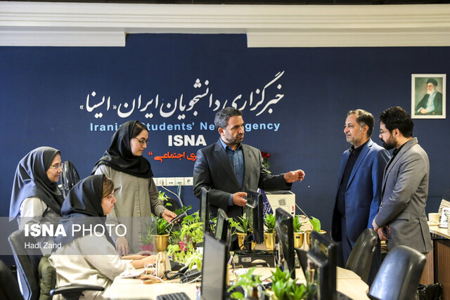 بازدید رئیس سازمان مدارس غیردولتی از ایسنا