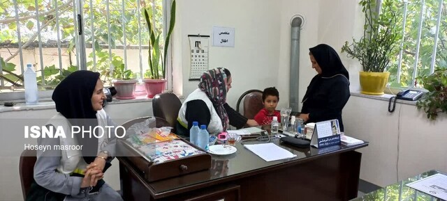 ویزیت رایگان اهالی روستای حیان بخش مرکزی تالش