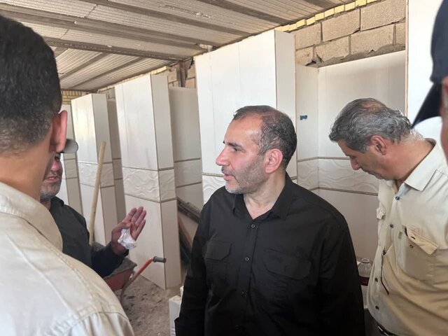 بازدید استاندار کرمانشاه از زیرساختهای اربعینی مرز خسروی