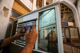 درب باب‌المهدی محل ورود مهاجمین تروریست به حرم شاهچراغ(ع)