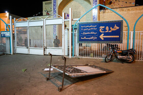درب بابالمهدی محل ورود مهاجمین تروریست به حرم شاهچراغ(ع)