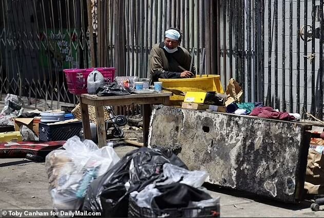 تصاویر شوکهکننده از جولان بیخانمانها در لسآنجلس