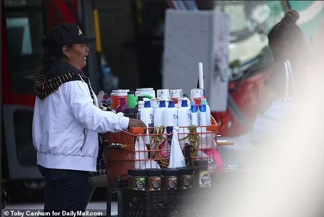 تصاویر شوکهکننده از جولان بیخانمانها در لسآنجلس