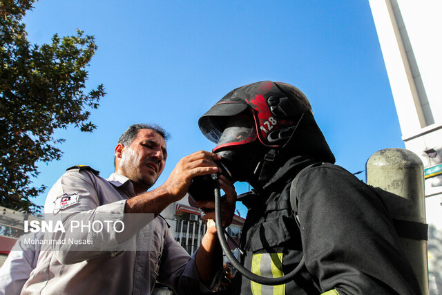 حریق در بهجت آباد ۶ مصدوم برجای گذاشت