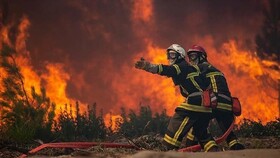 حریق جنگلی در فرانسه هزاران نفر را آواره کرد