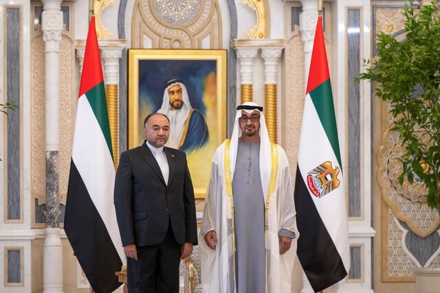 رایزنی سفیر ایران با رییس کشور امارات رایزنی سفیر ایران با رئیس امارات