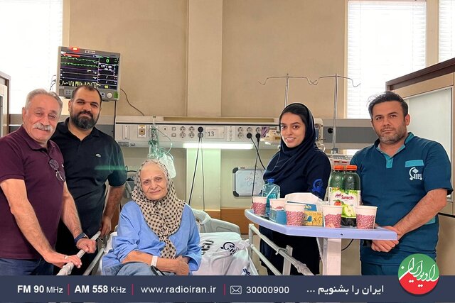 اهالی رادیو به عیادت مریم نشیبی رفتند