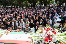 مراسم تشییع شهدای مدافع امنیت نیروی انتظامی اصفهان