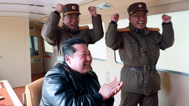 نظارت رهبر کره شمالی بر آزمایش موشک کروز «استراتژیک»