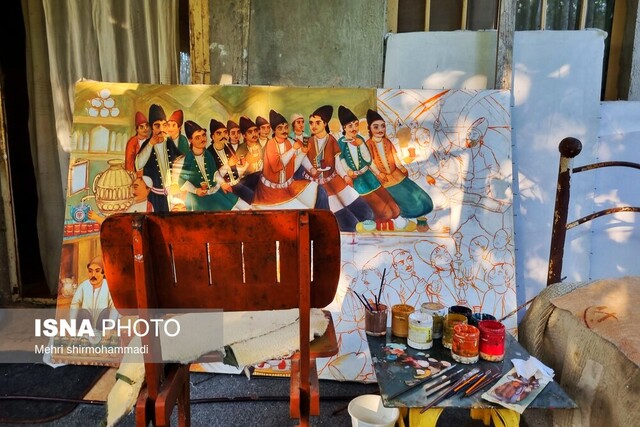 ناگفته های «جعفر لشگری» از نقاشی قهوه خانه