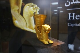 نمایش ۱۱ اثر طلایی و نقرهای هخامنشی و ساسانی - همدان